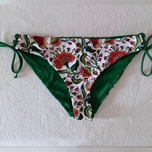 CUPSHE Adjustable Lace Reversible Bikini Bottom, size XL